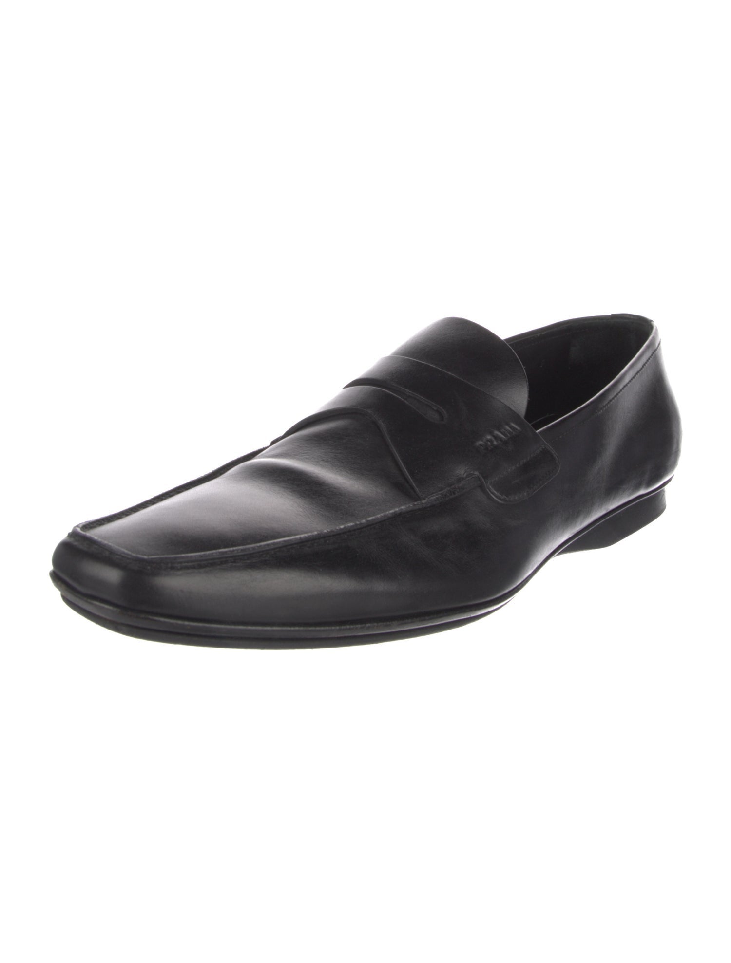 Prada Leather Dress Loafers
