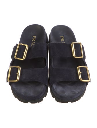 Prada Suede Slides
