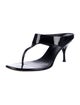 Prada Patent Leather T-Strap Sandals