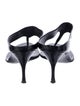 Prada Patent Leather T-Strap Sandals