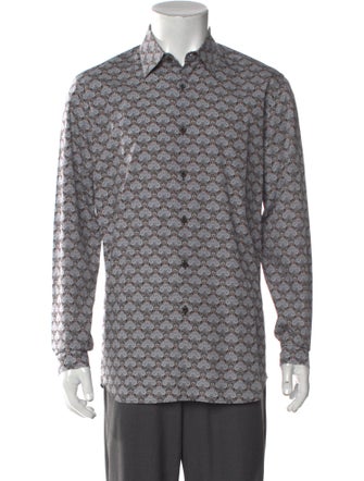 Prada 2015 Printed Dress Shirt