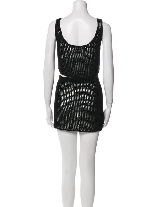 Prada 2023 Embroidered Accent Skirt Set