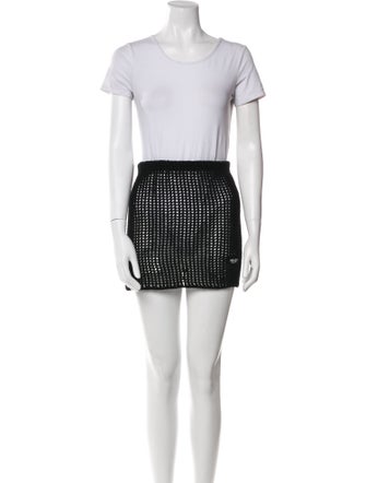 Prada 2023 Embroidered Accent Skirt Set