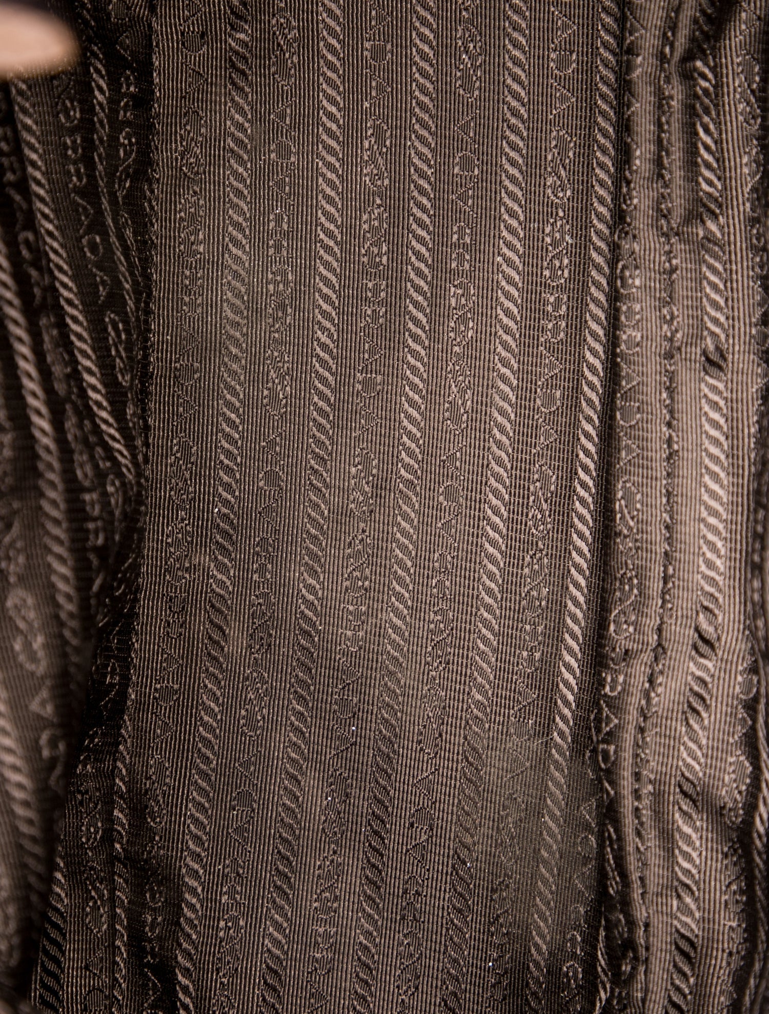 Prada Enameled Metal Triangle Hobo