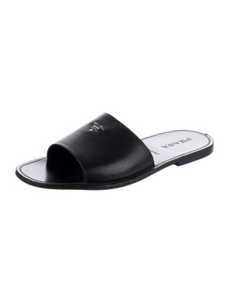 Prada Leather Slides