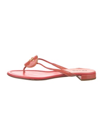 Prada Patent Leather Flip Flops