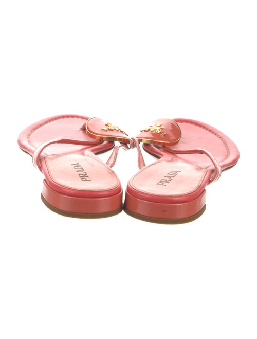 Prada Patent Leather Flip Flops