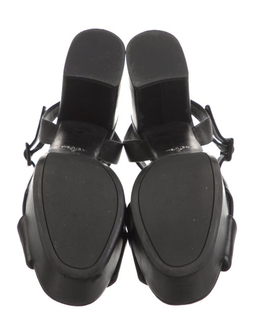 Prada Leather Slingback Sandals