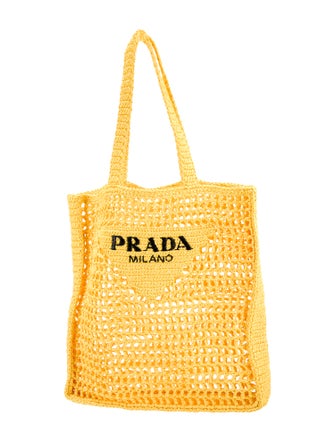 Prada Raffia Tote