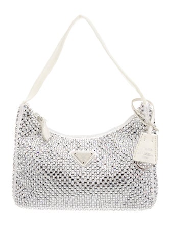 Prada Enameled Metal Triangle Re-Edition 2000