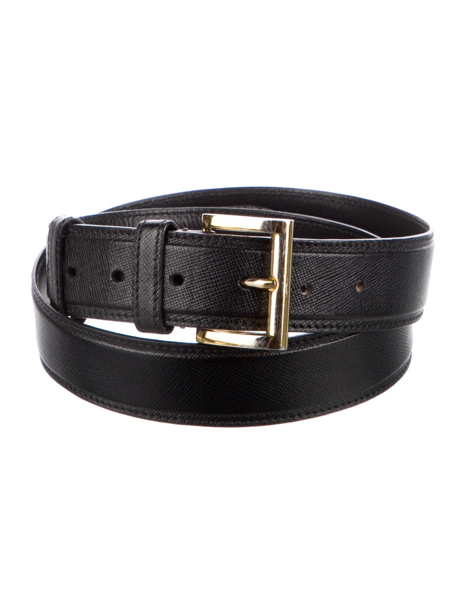 Prada Saffiano Lux Leather Belt