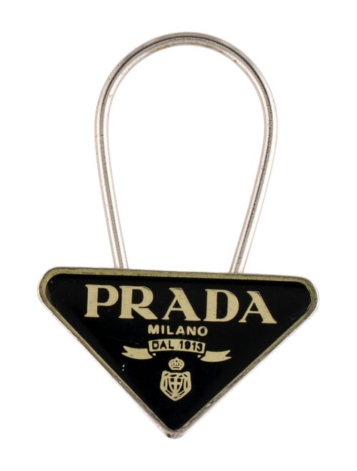 Prada Logo Keyring Keychain