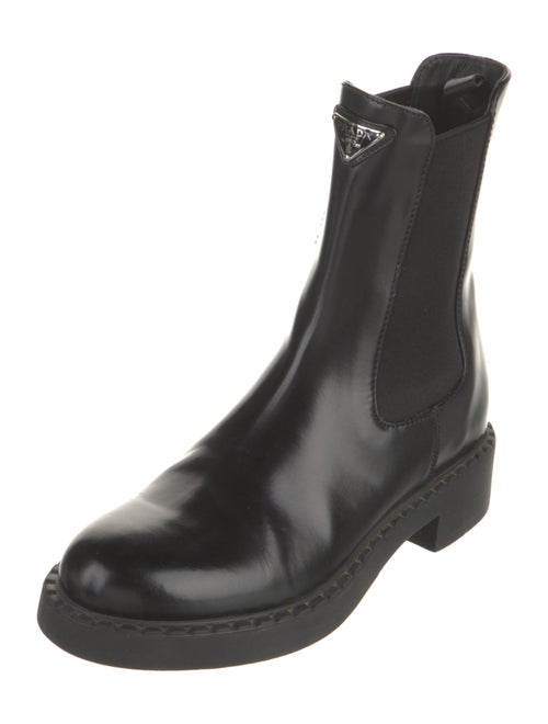 Prada Leather Chelsea Boots