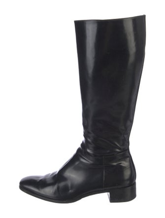 Prada Leather Riding Boots