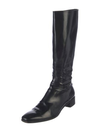 Prada Leather Riding Boots