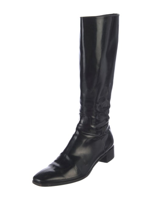 Prada Leather Riding Boots