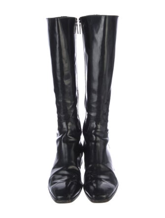 Prada Leather Riding Boots