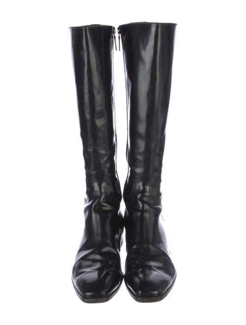 Prada Leather Riding Boots