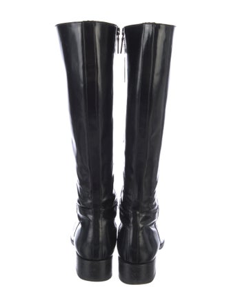 Prada Leather Riding Boots