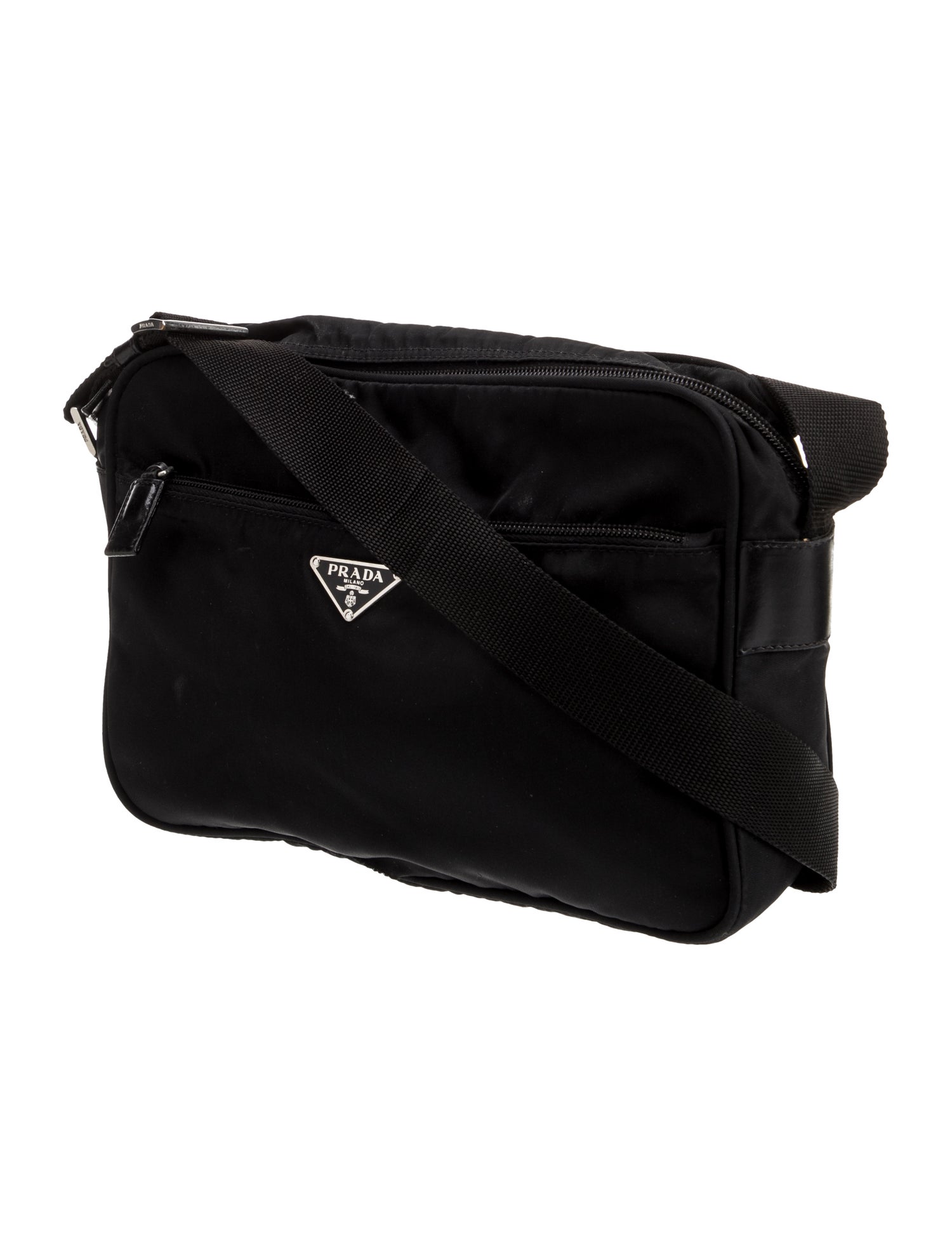 Prada Vela Nylon Messenger Bag