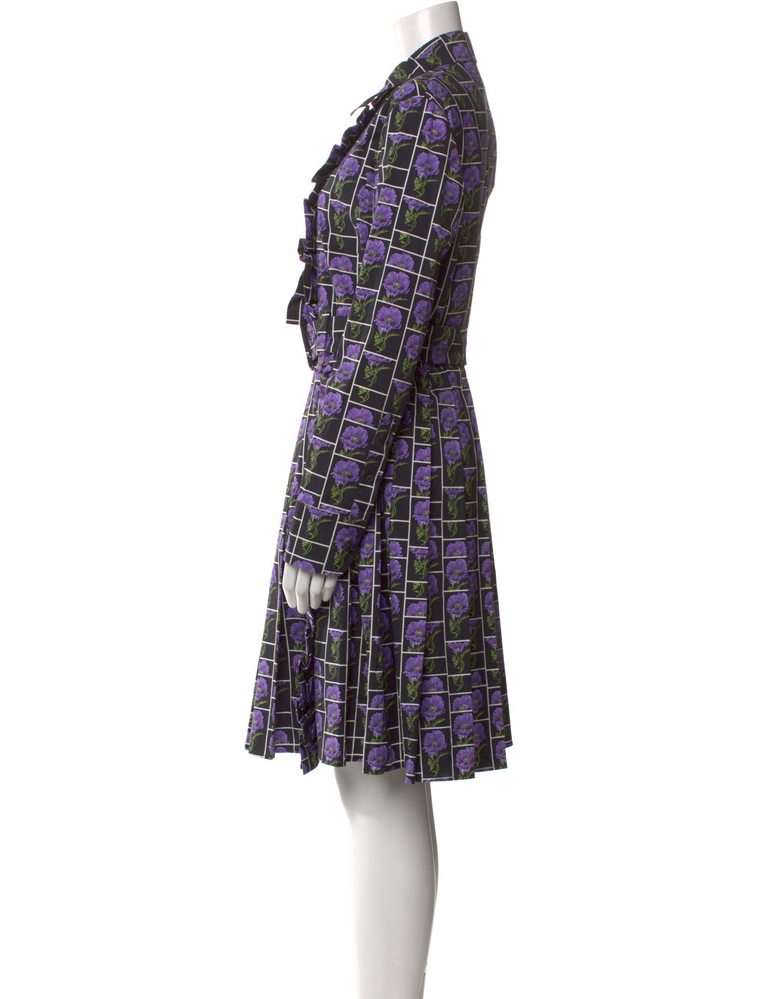 Prada Printed Knee-Length Dress