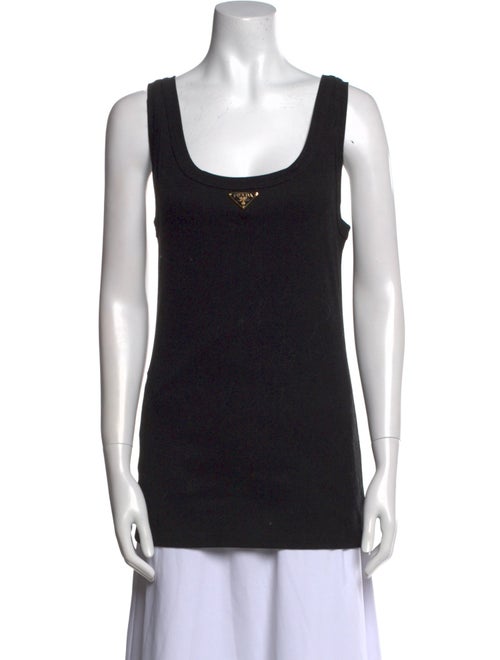 Prada 2022 Scoop Neck Top