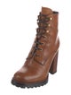 Prada Leather Combat Boots