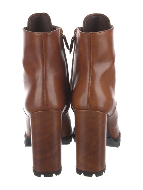 Prada Leather Combat Boots