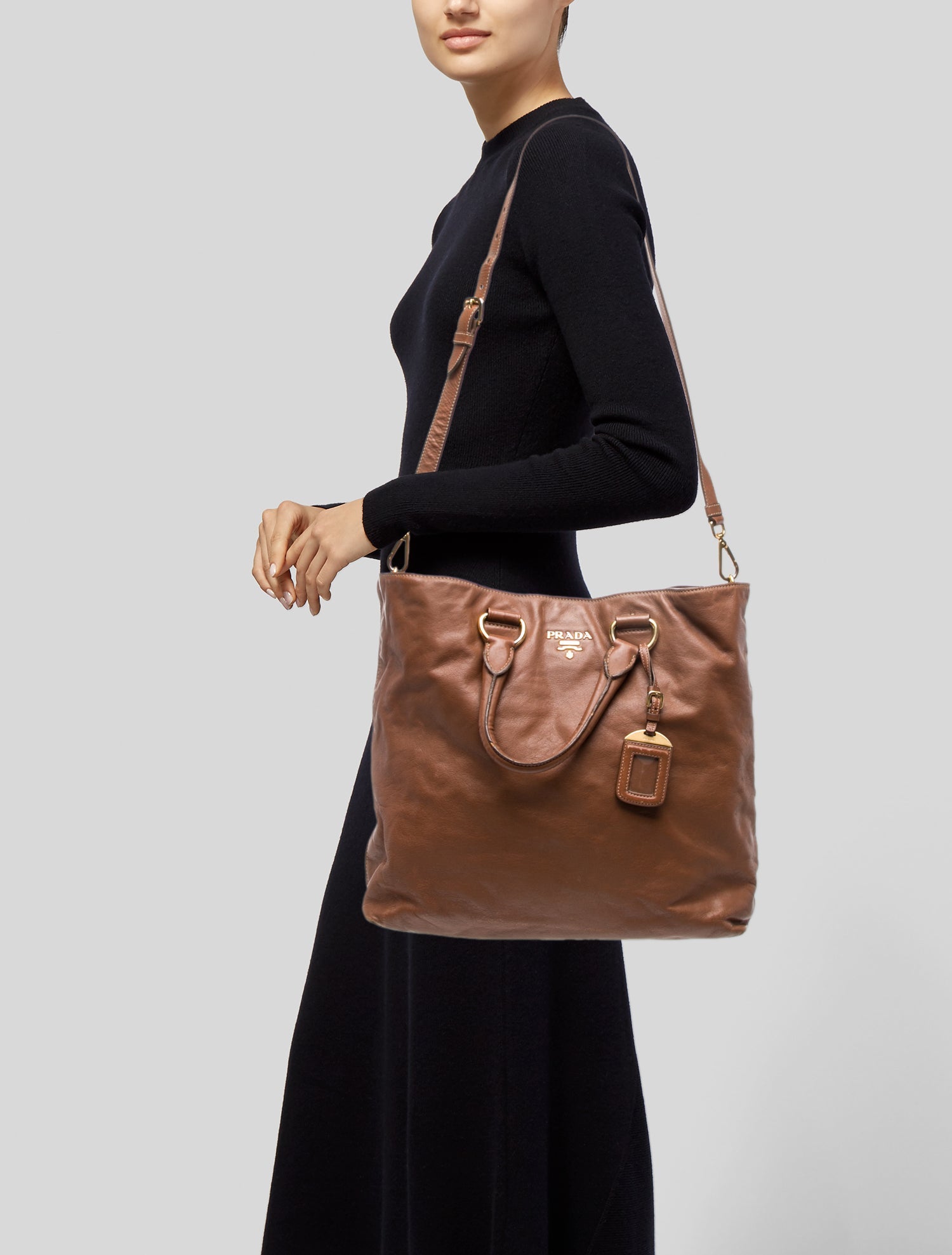 Prada Vitello Daino Leather Tote