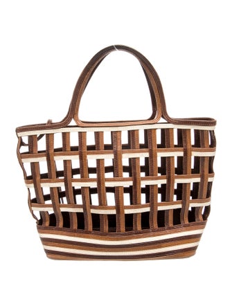 Prada Leather Lattice Mini Vintage