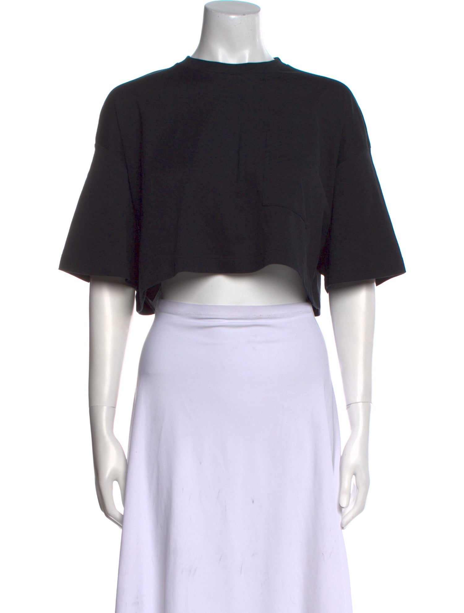 Prada 2022 Crew Neck Crop Top