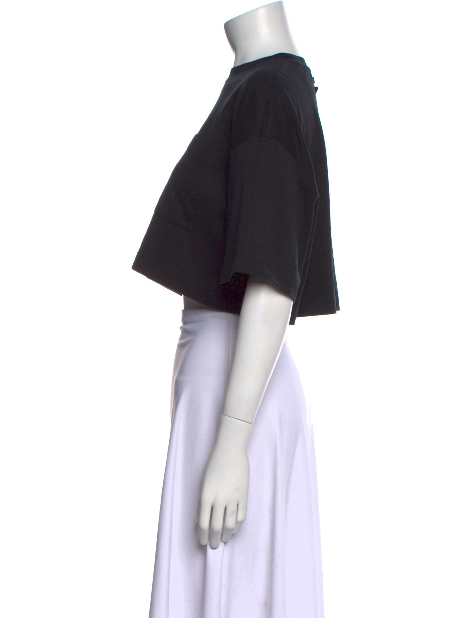 Prada 2022 Crew Neck Crop Top