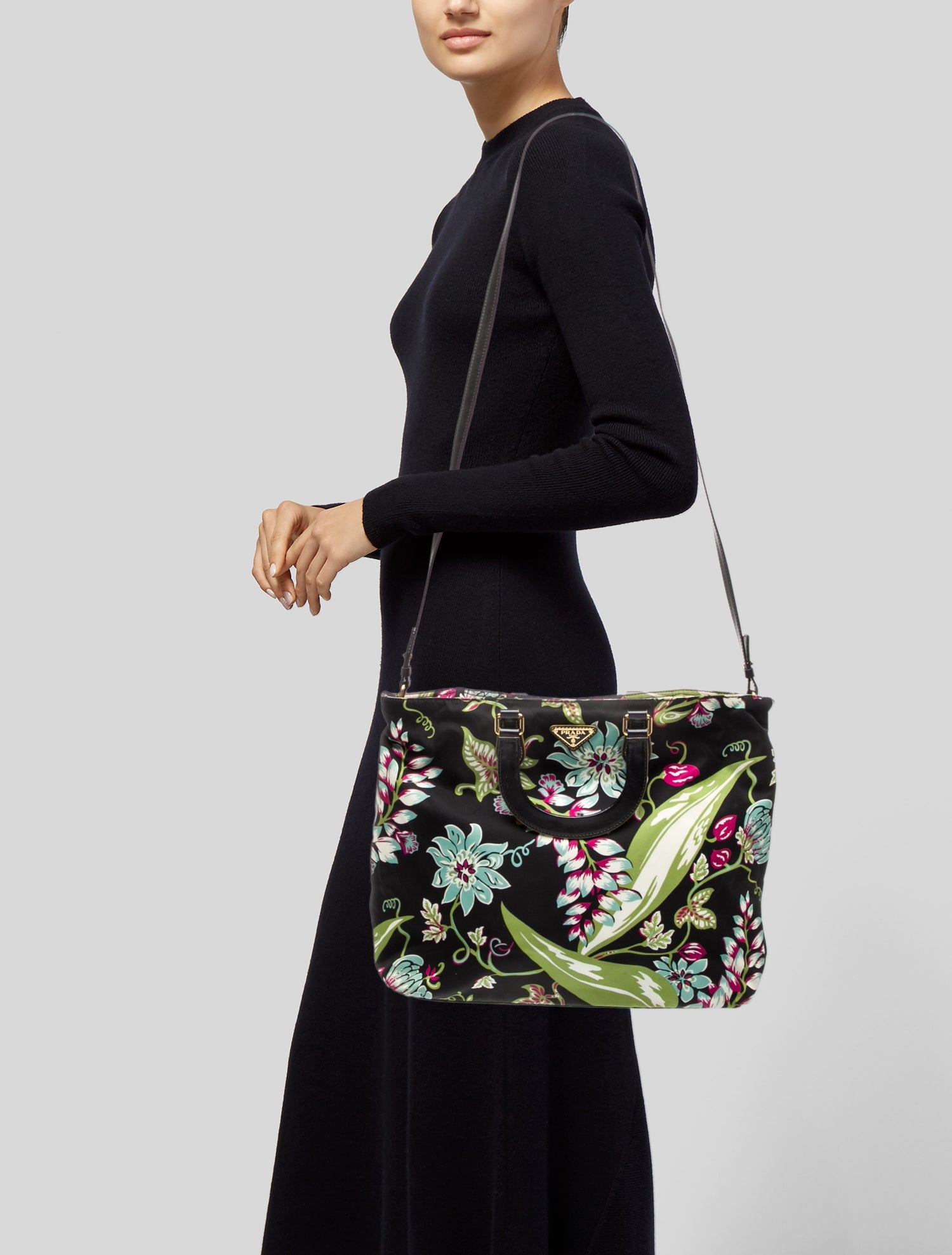 Prada Tessuto Nylon Shoulder Bag