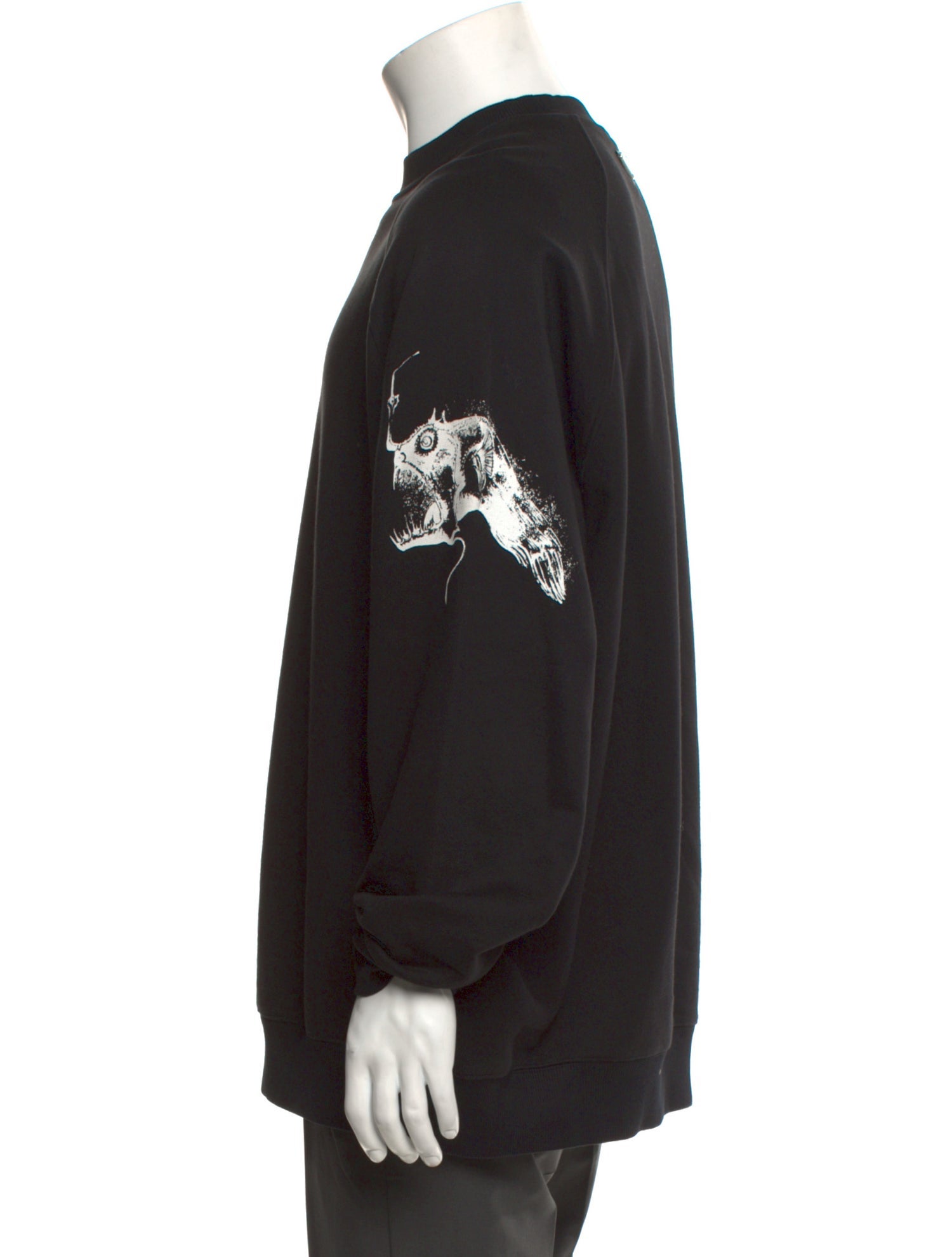 Prada 2022 Enameled Metal Triangle Sweatshirt