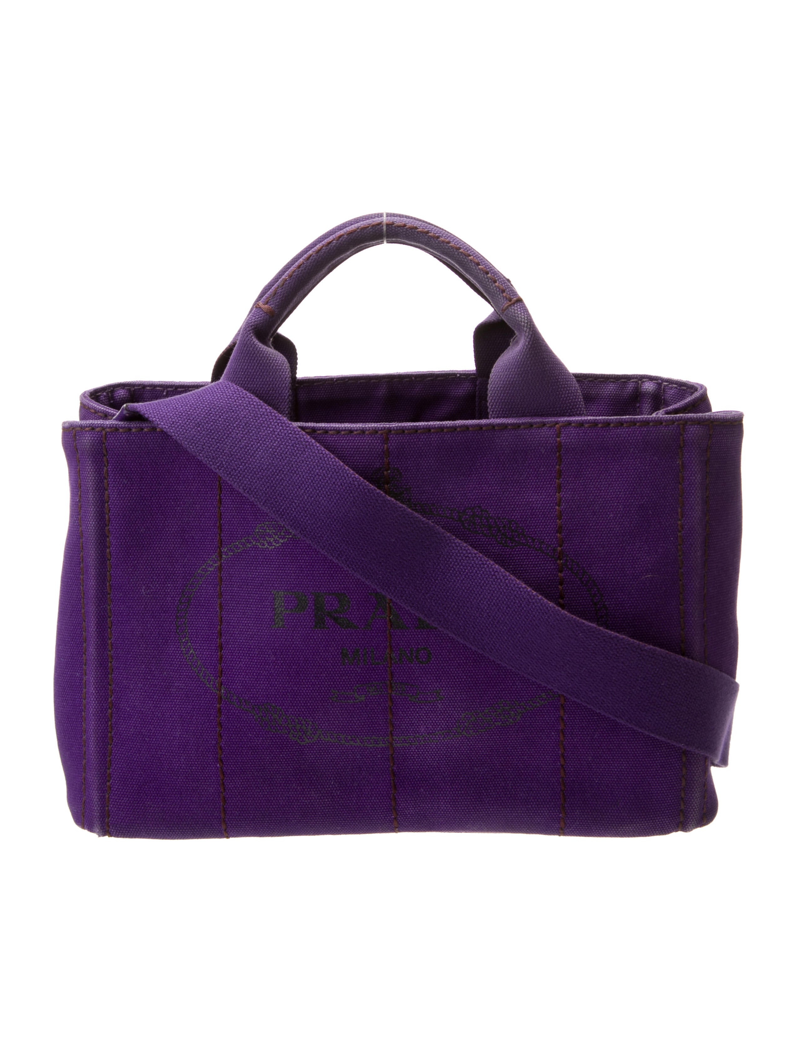 Prada Enameled Metal Triangle Top Handle Bag