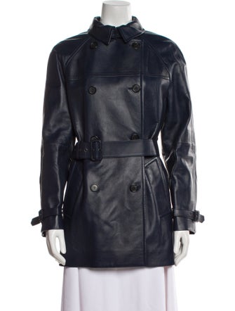 Prada 2017 Leather Trench Coat