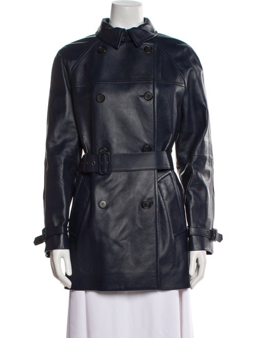 Prada 2017 Leather Trench Coat