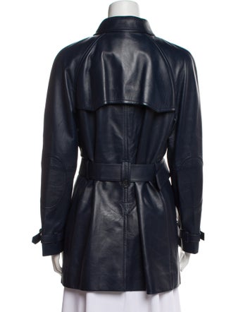 Prada 2017 Leather Trench Coat