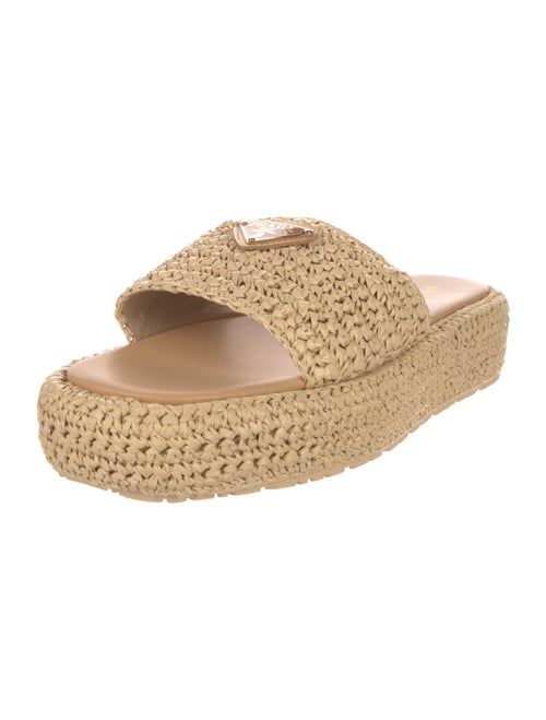 Prada Straw Espadrilles