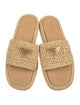 Prada Straw Espadrilles