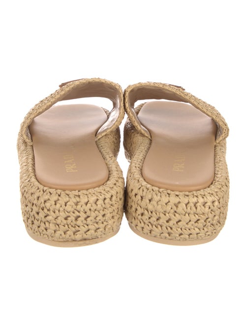Prada Straw Espadrilles