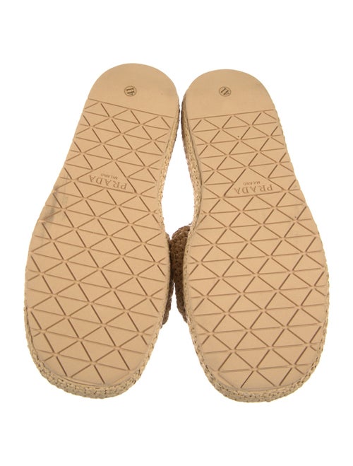 Prada Straw Espadrilles