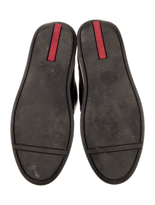 Prada Sport Nylon Printed Wedge Sneakers