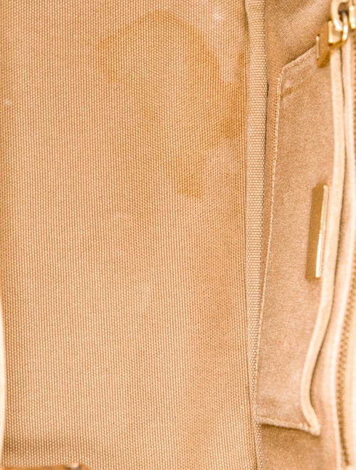 Prada Enameled Metal Triangle Top Handle Bag