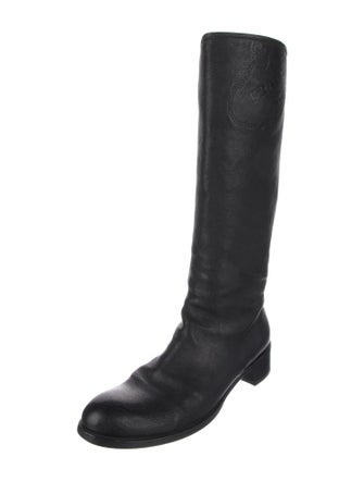 Prada Leather Riding Boots