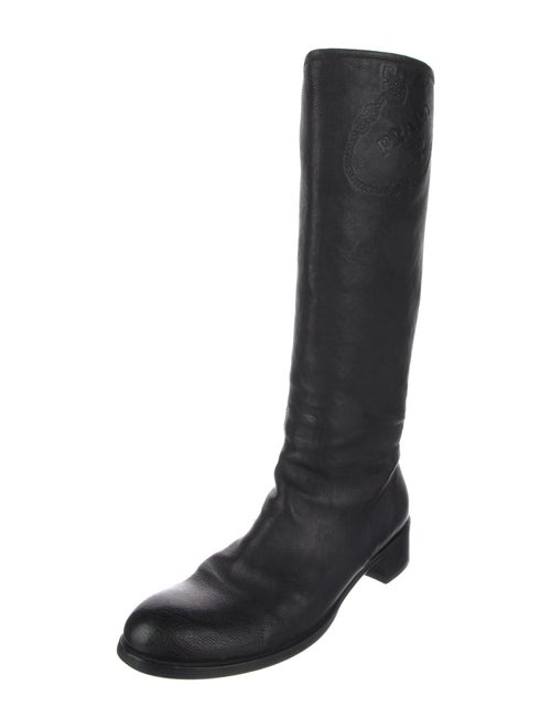 Prada Leather Riding Boots