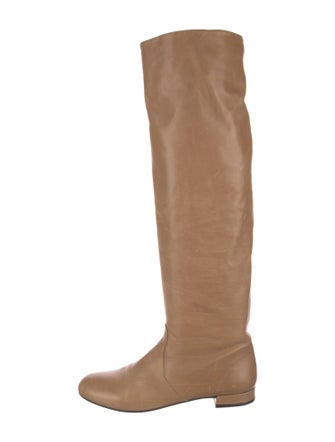 Prada Leather Riding Boots