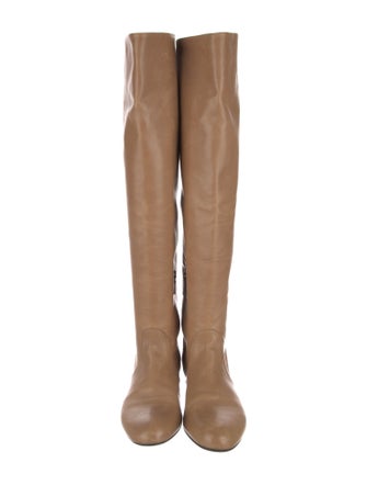 Prada Leather Riding Boots