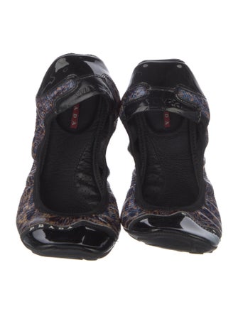 Prada Sport Printed Ballet Flats