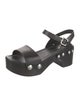 Prada Leather Studded Accents Sandals